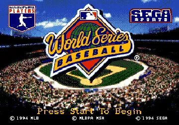 World Series Baseball (USA) screen shot title